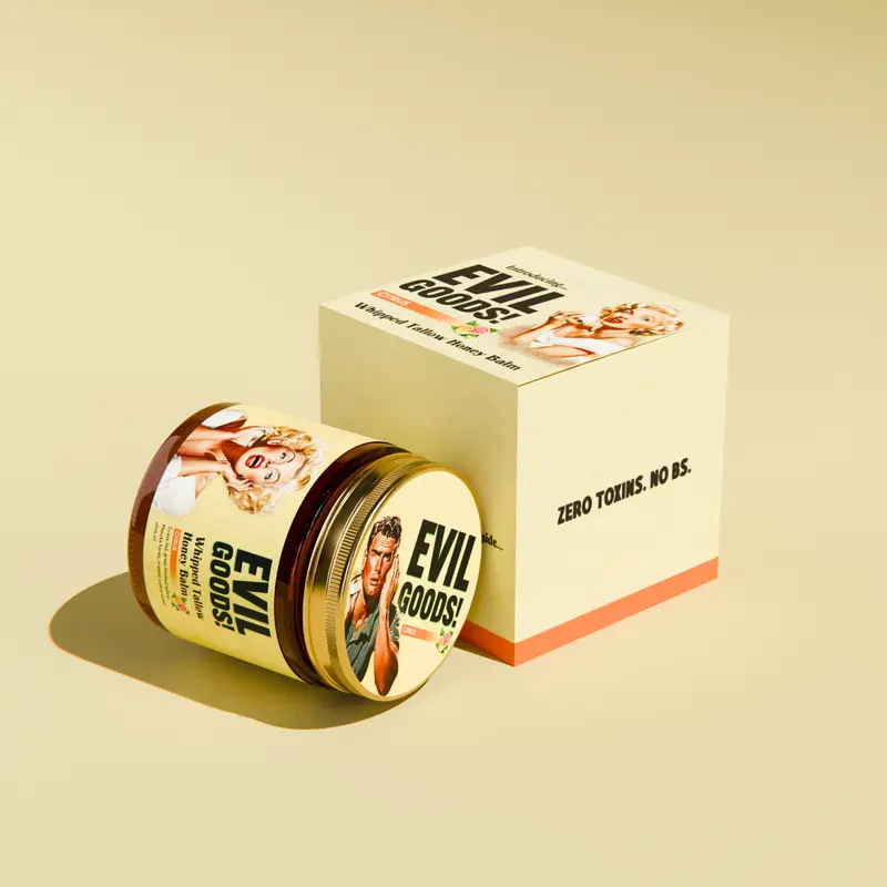 EVIL GOODS! Crema facial orgánica, cuidado de la piel.